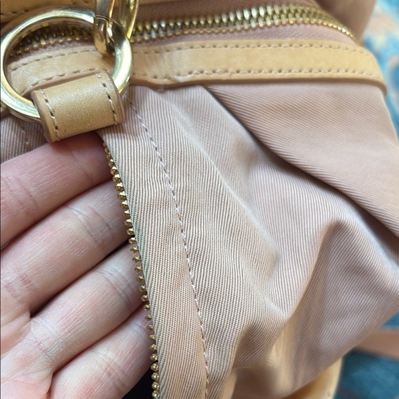 Caraa Blush Pink & Tan Nylon Backpack main image 7